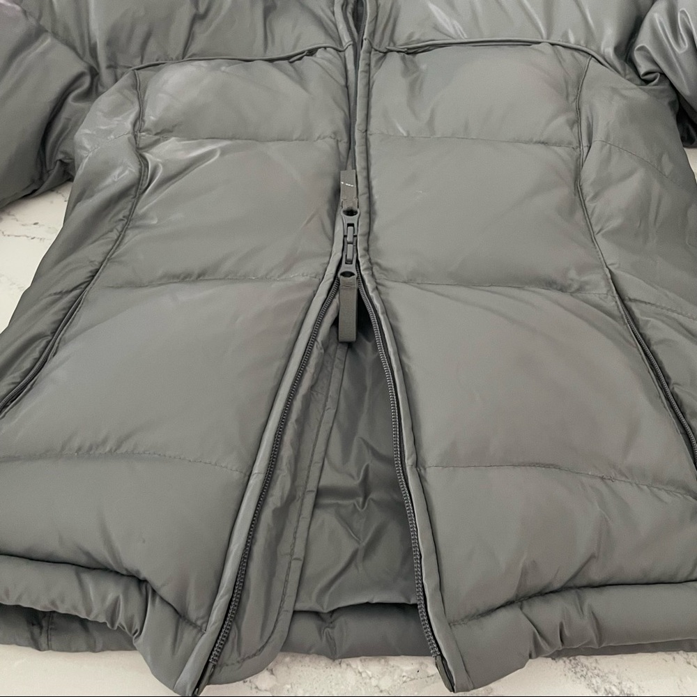 Athleta Grey Down Puffer Jacket - Picture 11 of 16